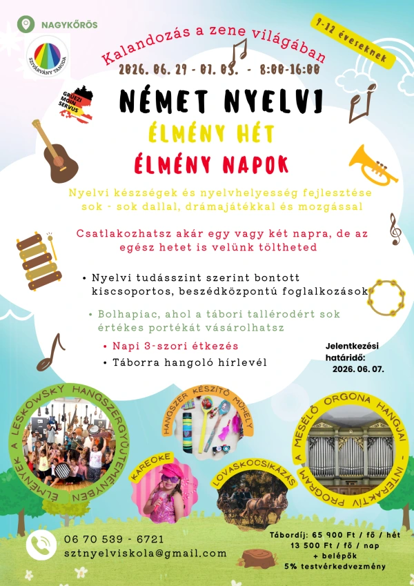 Német Nyelvi Élmény Hét és Napok